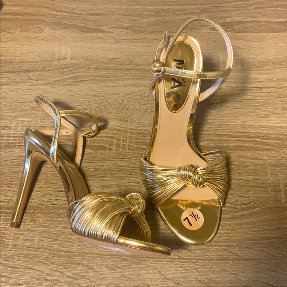 Gold heels
